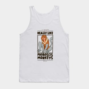 I just really love Proboscis Monkeys Tank Top